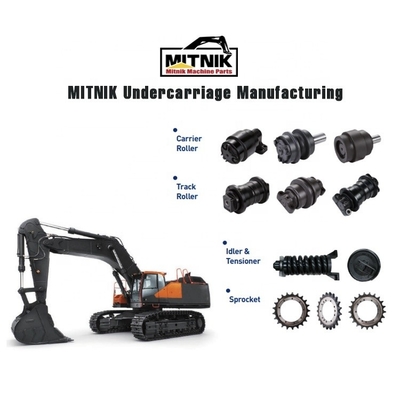Forging Casting Technique Excavator Undercarriage Parts PC200 Bottom Roller Track Roller