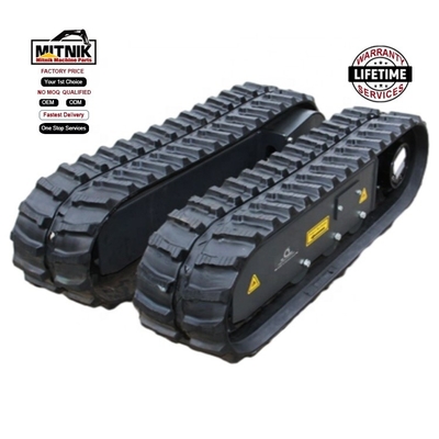 Excavator Undercarriage Parts 8-10 Tons Rubber Steel Track Chassis for Drilling Rig
