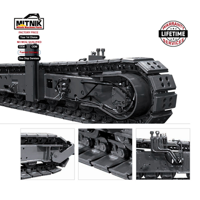 Excavator Undercarriage Parts 8-10 Tons Rubber Steel Track Chassis for Drilling Rig