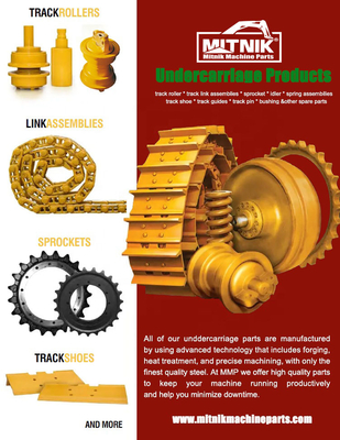 Excavator PC200 TRACK ROLLER down roller bottom roller with Hardness Depth 8-12mm