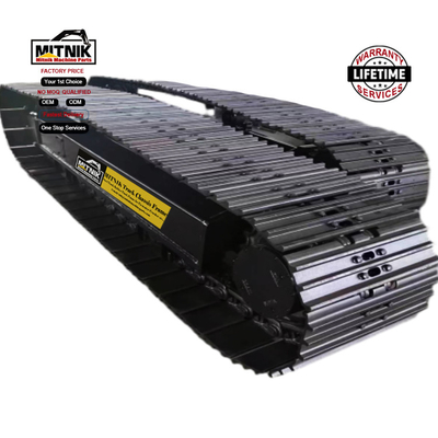 12T Steel Crawler Track Side Frame Undercarriage Frame for Excavator and Customized
