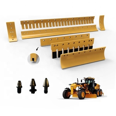 Yellow 4T-2242 Bucket Cutting Edge Forging Technique for Caterpillar 120G 12G Grader