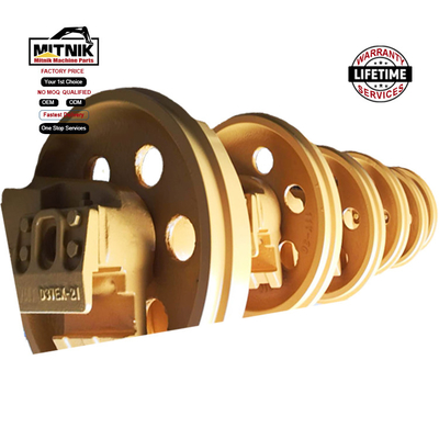 Hardness Depth 8-12mm D3D4D5D6 Front Idler Track Idler Wheel for Excavators Bulldozers