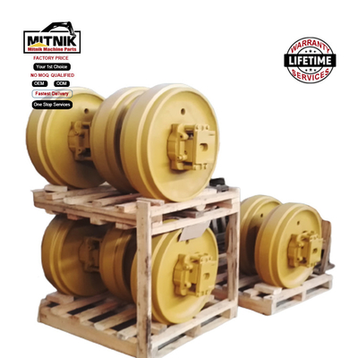 Hardness Depth 8-12mm D3D4D5D6 Front Idler Track Idler Wheel for Excavators Bulldozers
