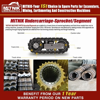 D7 Dozer Undercarriage Parts Steel Tracks Sprocket Driving Wheel Segment for Hitachi