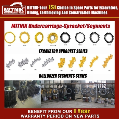 D7 Dozer Undercarriage Parts Steel Tracks Sprocket Driving Wheel Segment for Hitachi