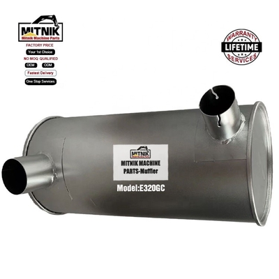 E320GC Excavator Muffler Diesel Engine Exhaust Silencer with Forging Casting Technique