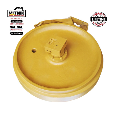 D38 D375 Front Idler Assy For Bulldozer Komatsu Surface Hardness HRC52-58 Yellow/Black