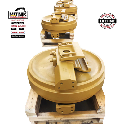 D38 D375 Front Idler Assy For Bulldozer Komatsu Surface Hardness HRC52-58 Yellow/Black
