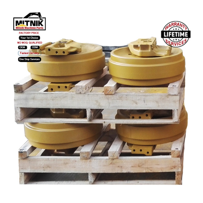 D38 D375 Front Idler Assy For Bulldozer Komatsu Surface Hardness HRC52-58 Yellow/Black
