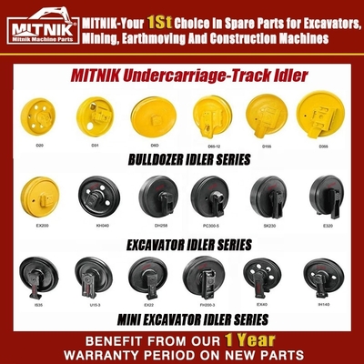 2 Years After Service Hardness Depth 8-12mm Front Idler for D10N D10R Dozer Bulldozer