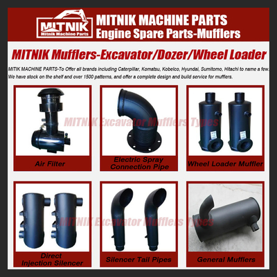 Durable Mufflers E290 Exhaust Silencer The Latest Innovation for Construction Works