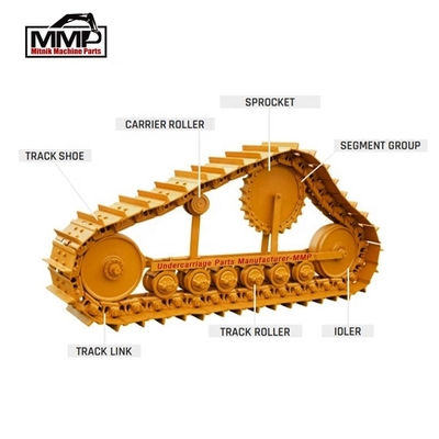 D20 BD2G D31 Crawler Bulldozer Track Chain Group and Suitable for 1.5t-45t Equipment