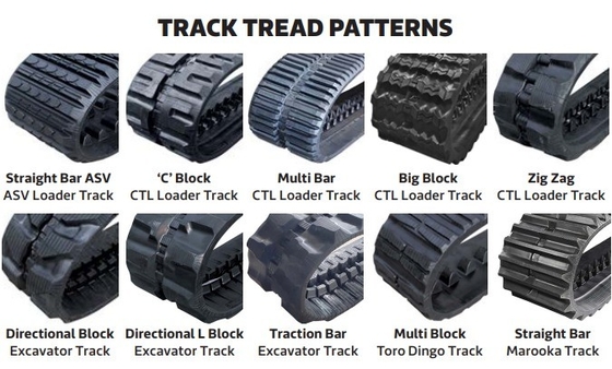 Technique Rubber Steel Tracks for Takeuchi TL12V2 TL12R2 450X86X60 18" Mini Excavator