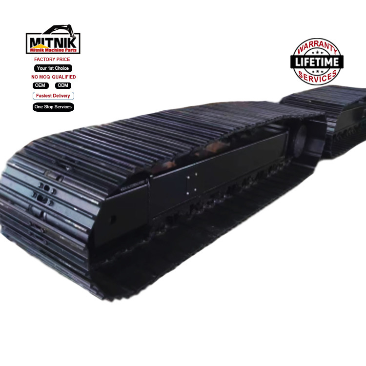 10T Steel Track Side Frame Chassis Systems Construction Parts for Heavy-Duty Projects