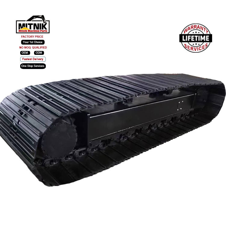 OEM Customized 8T Rubber Track Chassis Perfect for Manufacturing Plant