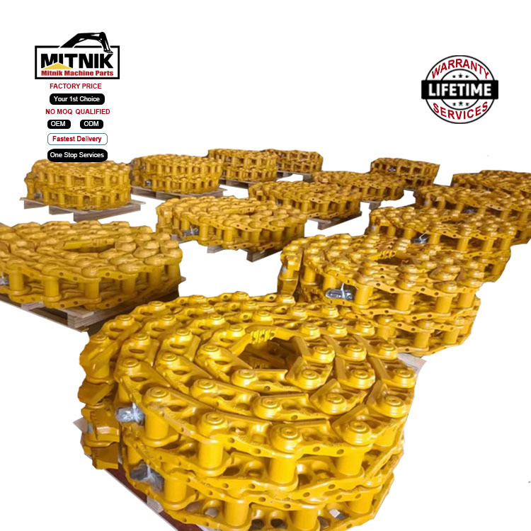Manufacturing Plant D4D Track Group Excavator and Bulldozer Track Shoe Group Assembly