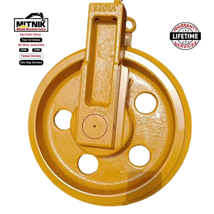 Yellow/Black Yanmar Mini Excavator VIO75 IDLER OEM size with Surface Hardness HRC52-58