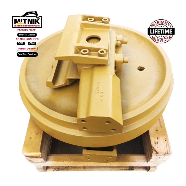 50MnB Front Idler Roller Wheel for D7N D7R D7G Heavy-Duty Undercarriage Idler Wheels